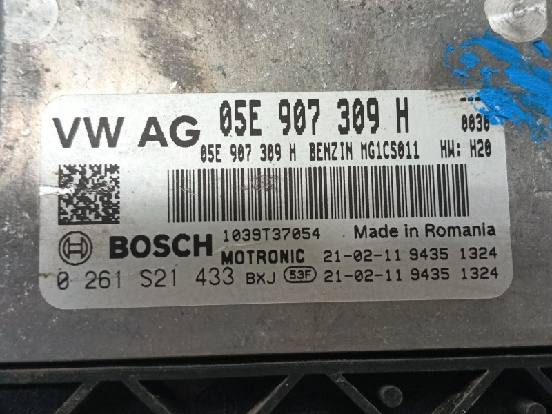 Recambio de centralita motor uce para volkswagen touran (5t1) 1.5 tsi referencia OEM IAM   