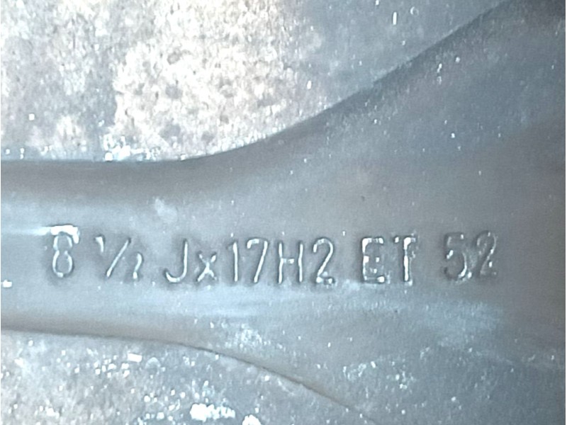 Recambio de llanta para mercedes-benz clase m (w163) ml 400 cdi (163.128) referencia OEM IAM A1634012702 ET52 6 1/2Jx17