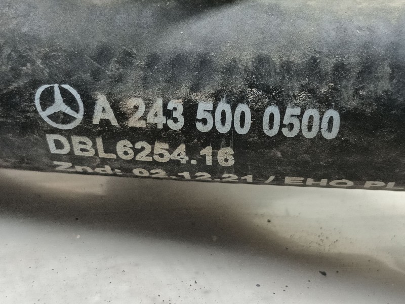 Recambio de tubo para mercedes-benz eqa (h243) eqa 250+ (243.702) referencia OEM IAM A2435000400 A2435005200 