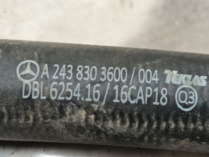 Recambio de tubo para mercedes-benz eqa (h243) eqa 250+ (243.702) referencia OEM IAM A2435000400 A2435005200 