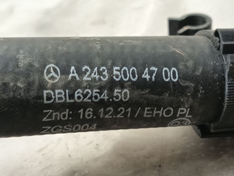 Recambio de tubo para mercedes-benz eqa (h243) eqa 250+ (243.702) referencia OEM IAM A2435000400 A2435005200 