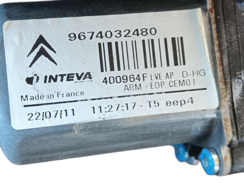 Recambio de elevalunas delantero derecho para citroën c4 picasso i monospace (ud_) 1.6 hdi 110 referencia OEM IAM   