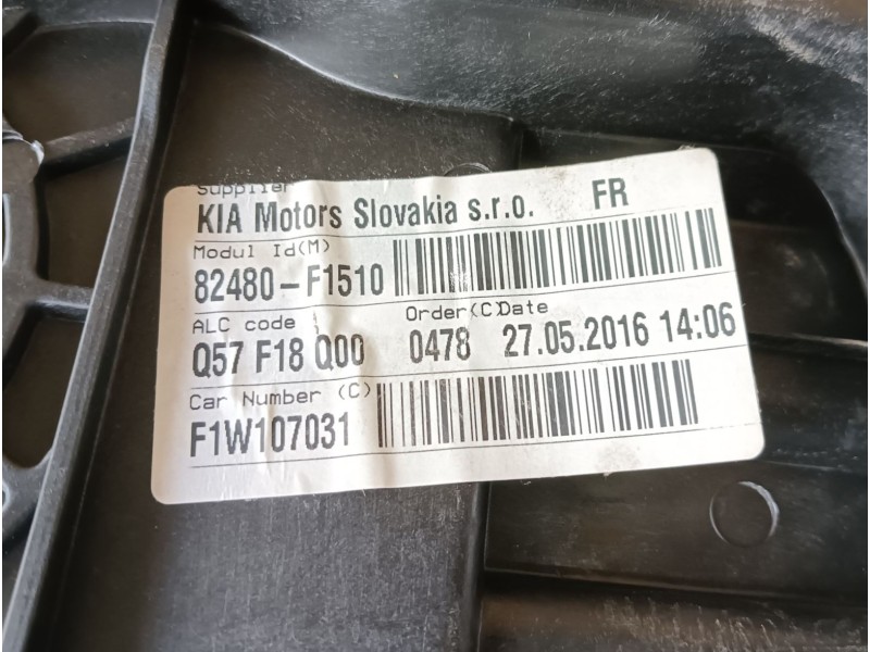 Recambio de elevalunas delantero derecho para kia sportage iv (ql, qle) 1.7 crdi referencia OEM IAM  Q57F18Q00 
