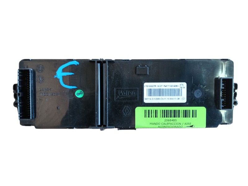 Recambio de mando calefaccion / aire acondicionado para renault megane iii hatchback (bz0/1_, b3_) 1.6 16v (bz1b, bz1h) referenc