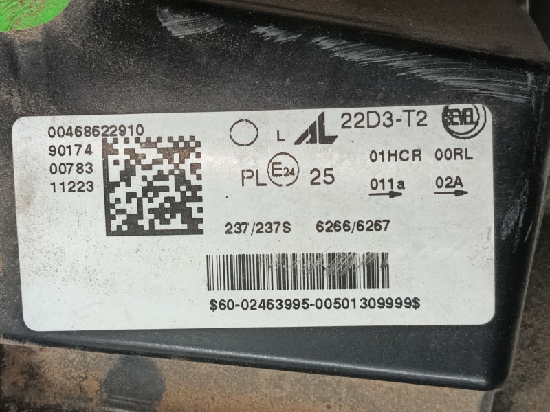 Recambio de faro izquierdo para fiat ducato furgoneta (250_) 140 multijet 2,2 d referencia OEM IAM   