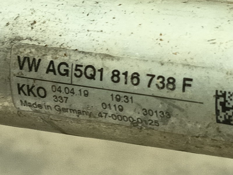 Recambio de tubos aire acondicionado para audi q2 (gab, gag) 30 tdi referencia OEM IAM 5Q1816738H 5Q1816738F 
