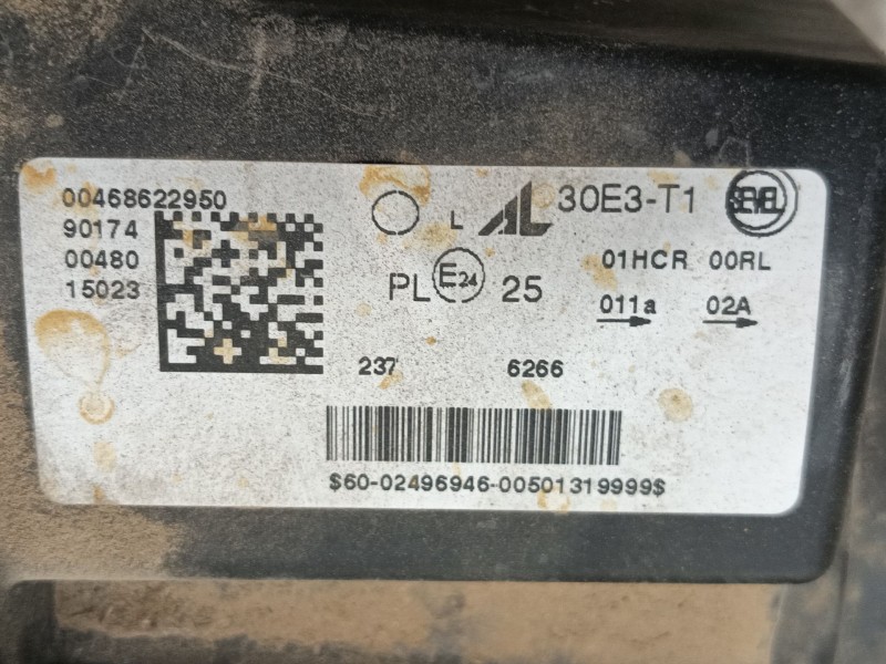 Recambio de faro izquierdo para fiat ducato furgoneta (250_) 140 multijet 2,2 d referencia OEM IAM 46862295 004686225950 