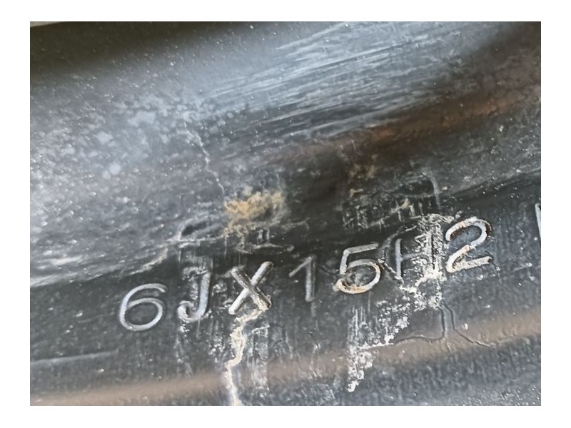 Recambio de llanta para renault express furgoneta/monovolumen 1.5 blue dci 75 (f6aa) referencia OEM IAM 5232R ET40 6Jx15