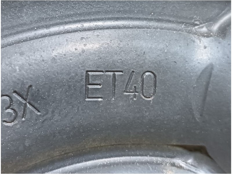 Recambio de llanta para renault express furgoneta/monovolumen 1.5 blue dci 75 (f6aa) referencia OEM IAM 5232R ET40 6Jx15