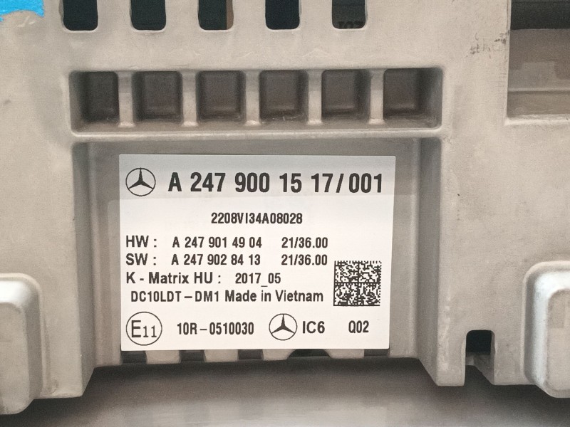 Recambio de cuadro instrumentos para mercedes-benz cla (c118) cla 180 (118.384) referencia OEM IAM   