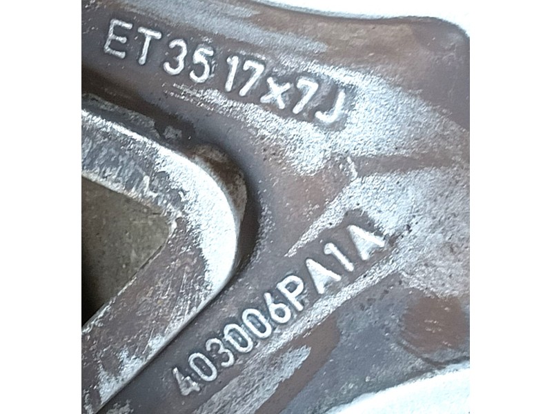 Recambio de llanta para nissan juke (f16_) dig-t 117 referencia OEM IAM 403006PA1A ET35 17x7J