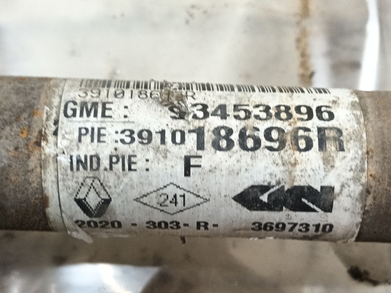 Recambio de transmision delantera izquierda para fiat talento furgoneta (296_) 2.0 ecojet referencia OEM IAM   