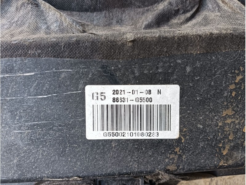 Recambio de refuerzo paragolpes delantero para kia niro (de) 1.6 gdi hybrid referencia OEM IAM  86631G5500 