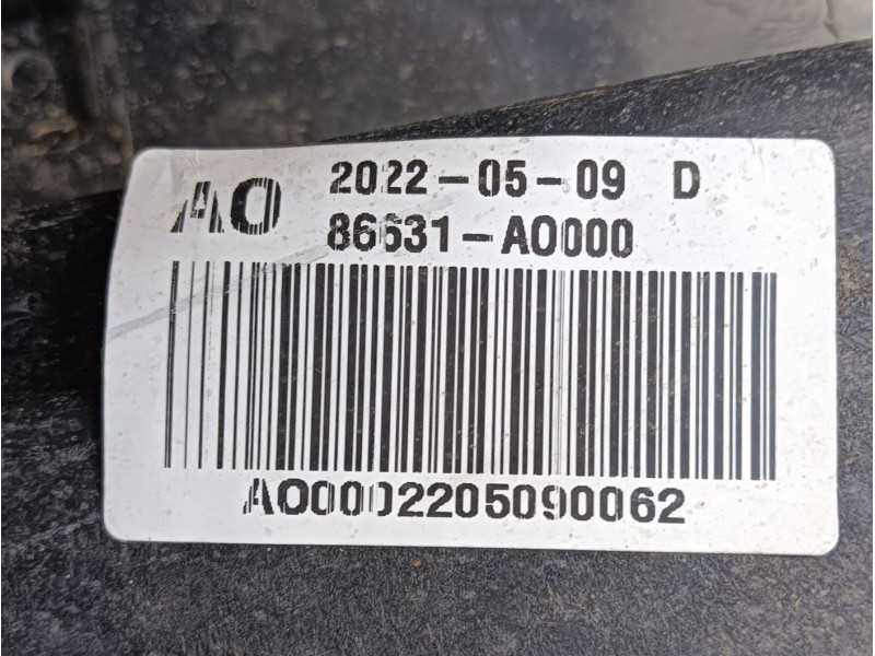 Recambio de refuerzo paragolpes trasero para kia niro ii (sg2) 1.6 gdi hybrid referencia OEM IAM  86631A0000 