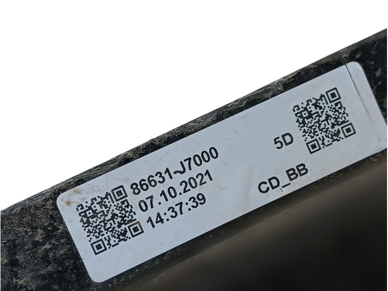 Recambio de refuerzo paragolpes trasero para kia ceed (cd) 1.0 t-gdi referencia OEM IAM  86631J7000 