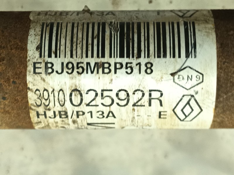 Recambio de transmision delantera derecha para nissan juke (f16_) 1.0 referencia OEM IAM 3910000Q7M  