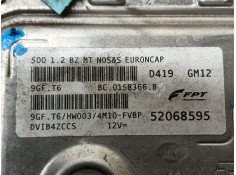 Recambio de centralita motor uce para fiat 500 (312_) 1.2 (312axa1a) referencia OEM IAM 52068595 DVIB4ZCCS  2