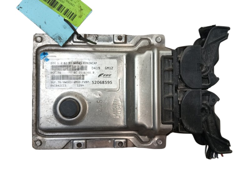 Recambio de centralita motor uce para fiat 500 (312_) 1.2 (312axa1a) referencia OEM IAM 52068595 DVIB4ZCCS 