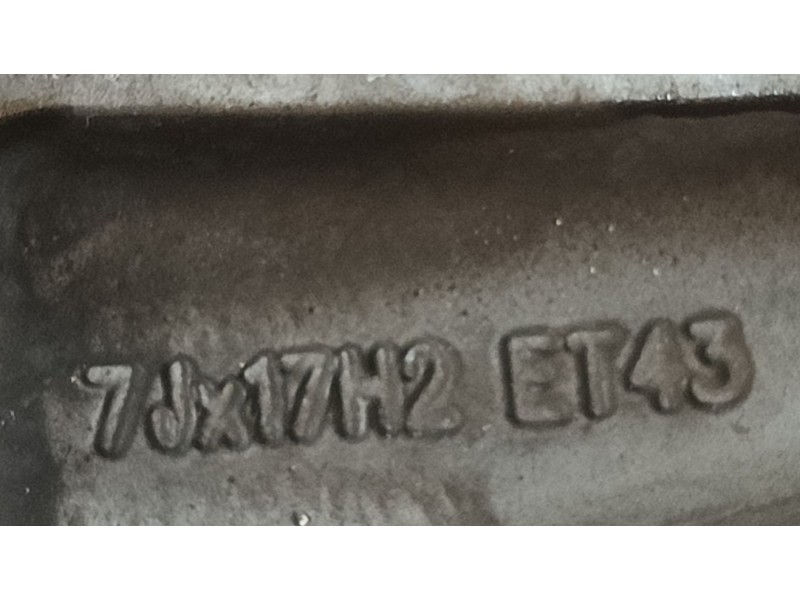 Recambio de llanta para volkswagen tiguan (5n_) 2.0 tdi referencia OEM IAM 52910H8270 ET49 6Jx16