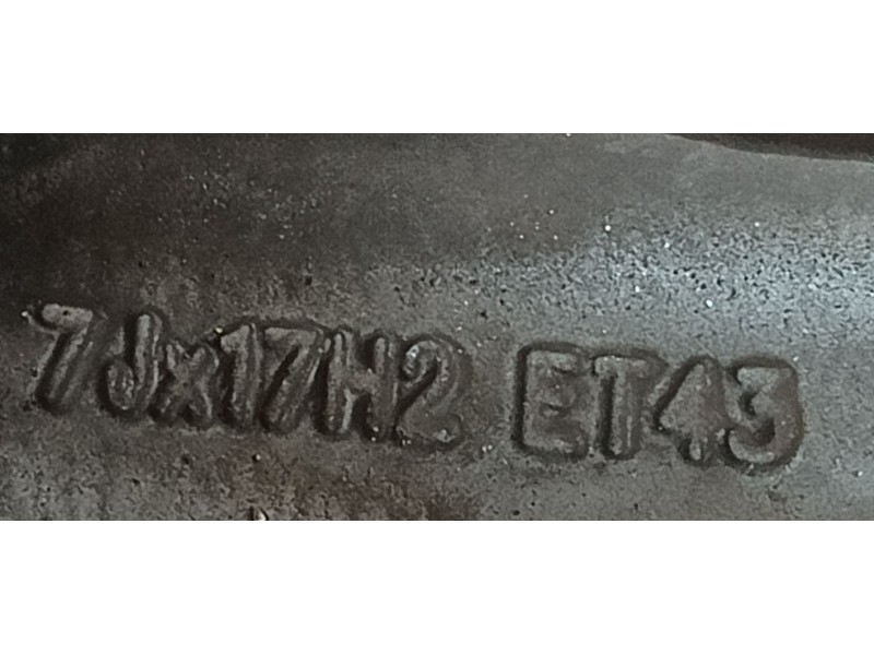 Recambio de llanta para volkswagen tiguan (5n_) 2.0 tdi referencia OEM IAM 5N0601025 AR ET43 7Jx17