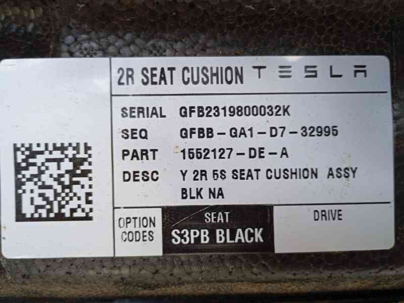 Recambio de asientos traseros para tesla model y (5yjy) ev a las 4 ruedas referencia OEM IAM 1552127C3A 1552127DEA 