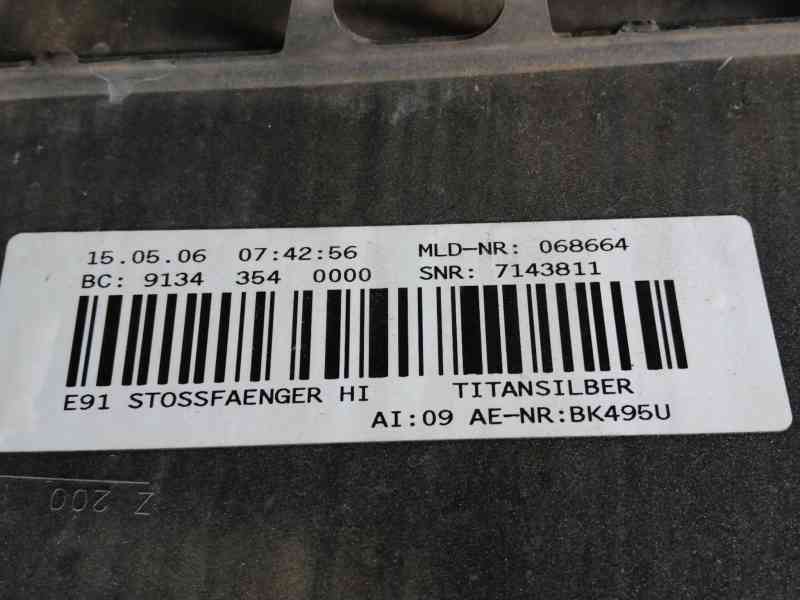 Recambio de paragolpes trasero para bmw serie 3 touring (e91) 320d referencia OEM IAM 7143811  