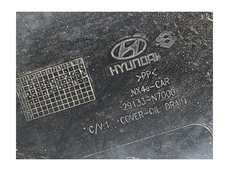 Recambio de cubrecarter para hyundai tucson (nx4e, nx4a) 1.6 t-gdi referencia OEM IAM  29133N7000 