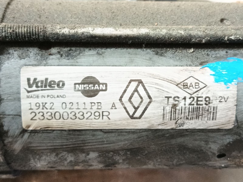 Recambio de motor arranque para dacia sandero ii 1.5 dci referencia OEM IAM   