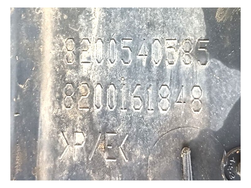 Recambio de cubrecarter para renault captur i (j5_, h5_) 0.9 tce 90 referencia OEM IAM  8200540585 