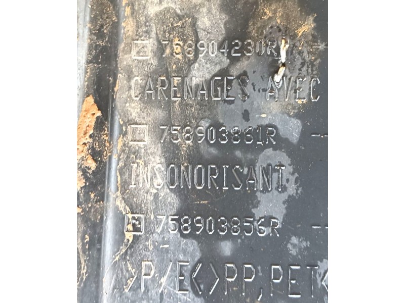 Recambio de cubrecarter para renault captur i (j5_, h5_) 0.9 tce 90 referencia OEM IAM  8200540585 