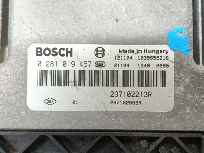 Recambio de centralita motor uce para dacia sandero ii 1.5 dci referencia OEM IAM   