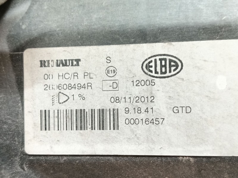 Recambio de faro izquierdo para dacia sandero ii 1.5 dci referencia OEM IAM   