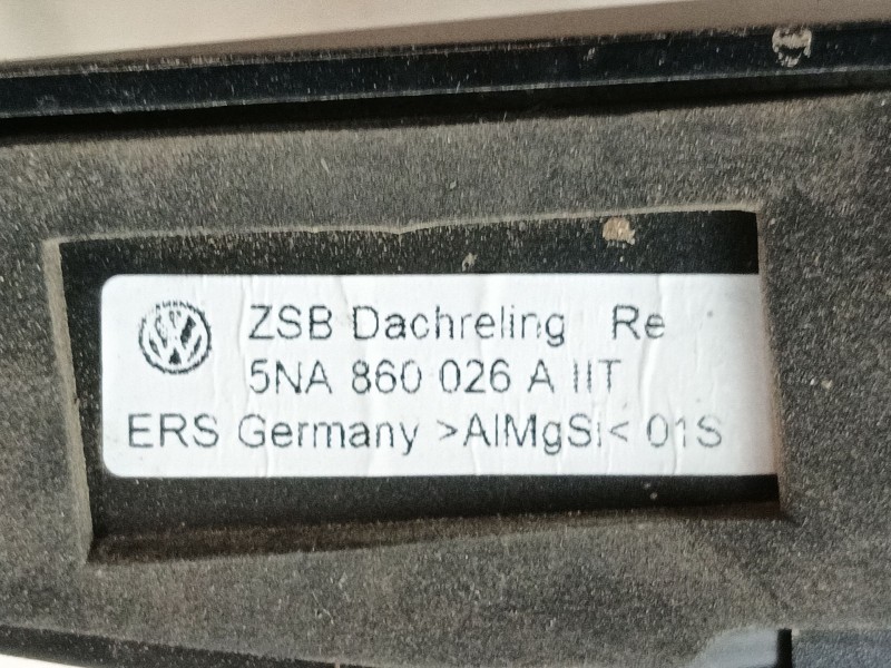Recambio de barras techo para volkswagen tiguan (ad1, ax1) 2.0 tdi referencia OEM IAM 5NA860025AIIT 5NA860026AIIT 