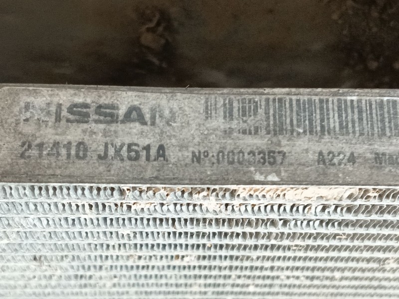 Recambio de radiador agua para nissan nv200 furgoneta 1.5 dci 85 (m20, m20m) referencia OEM IAM   