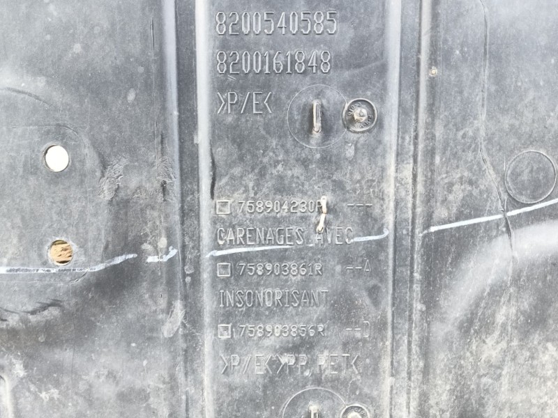 Recambio de cubrecarter para renault captur i (j5_, h5_) 1.2 tce 120 referencia OEM IAM   