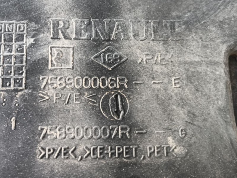 Recambio de cubrecarter para renault scénic iii (jz0/1_) 1.5 dci referencia OEM IAM   