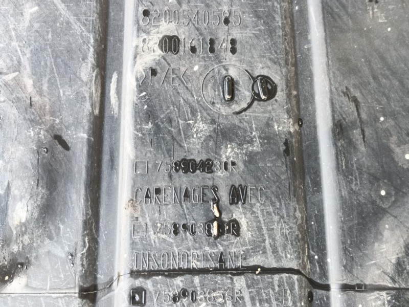 Recambio de cubrecarter para renault captur i (j5_, h5_) 1.5 dci 90 referencia OEM IAM   