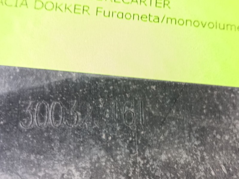 Recambio de cubrecarter para dacia dokker furgoneta/monovolumen 1.5 dci 75 / blue dci 75 (fejw, feah) referencia OEM IAM   