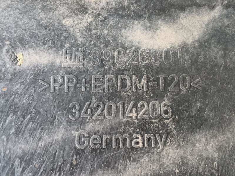 Recambio de cubrecarter para opel astra k (b16) 1.4 turbo (68) referencia OEM IAM   