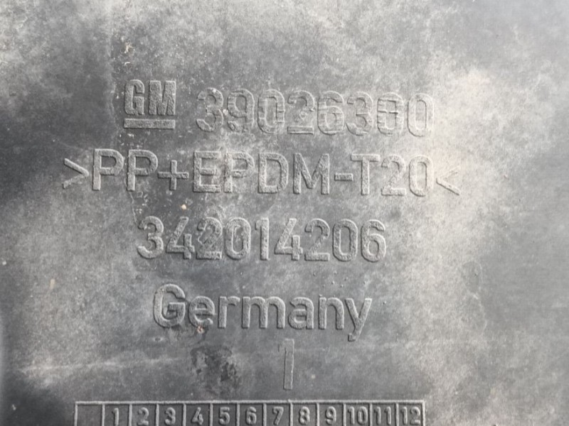 Recambio de cubrecarter para opel astra k (b16) 1.4 turbo (68) referencia OEM IAM   