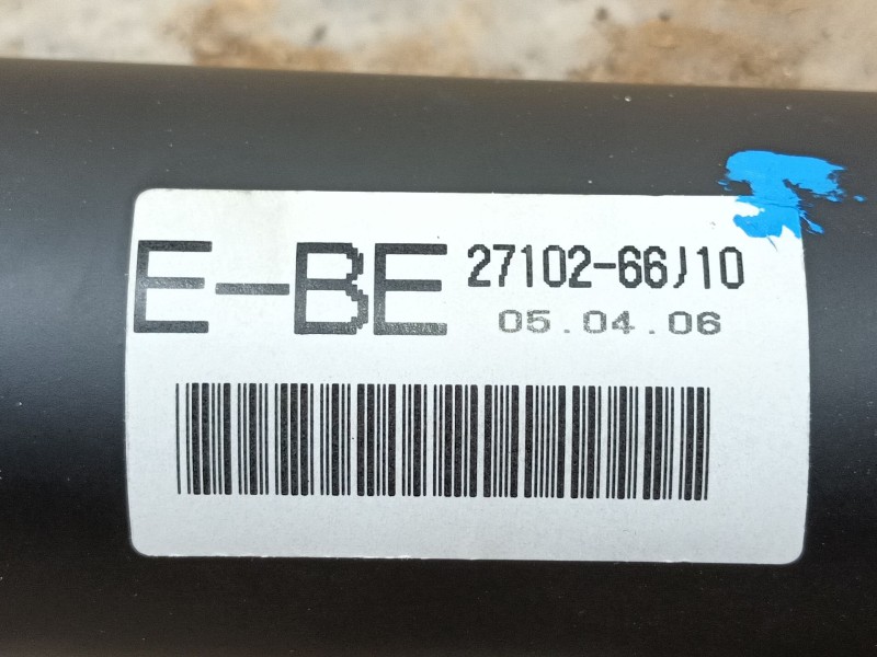 Recambio de transmision central trasera para suzuki grand vitara jb (jt) 1,6 ltr. jx-e 3 türig referencia OEM IAM 2710266J10  