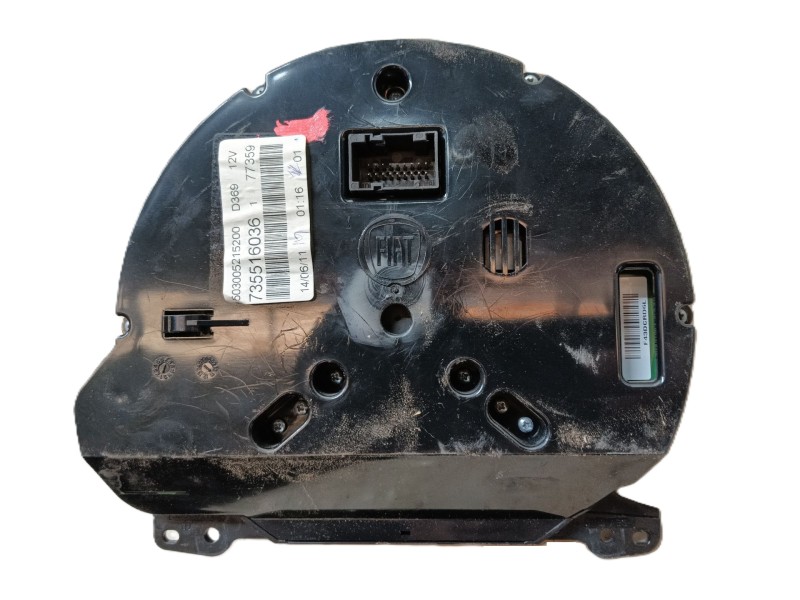 Recambio de cuadro instrumentos para fiat 500 (312_) 1.3 d multijet (312axe1a) referencia OEM IAM 0000735605040  