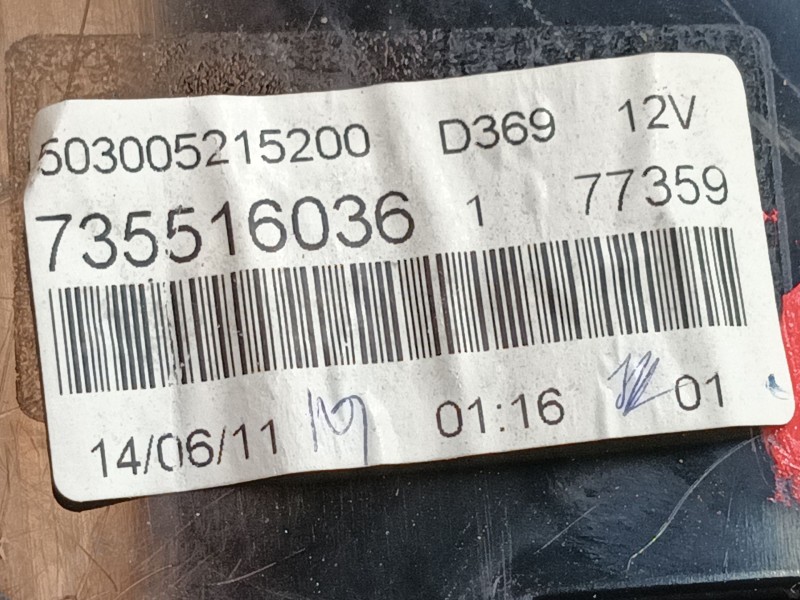 Recambio de cuadro instrumentos para fiat 500 (312_) 1.3 d multijet (312axe1a) referencia OEM IAM 0000735605040  