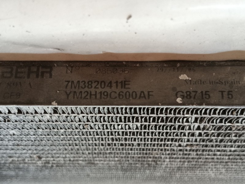 Recambio de condensador / radiador aire acondicionado para seat alhambra (7v9) reference referencia OEM IAM 7M3820411E  