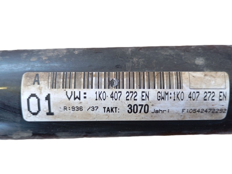 Recambio de transmision delantera derecha para volkswagen passat b6 (3c2) 2.0 tdi referencia OEM IAM  1K0407272EN 