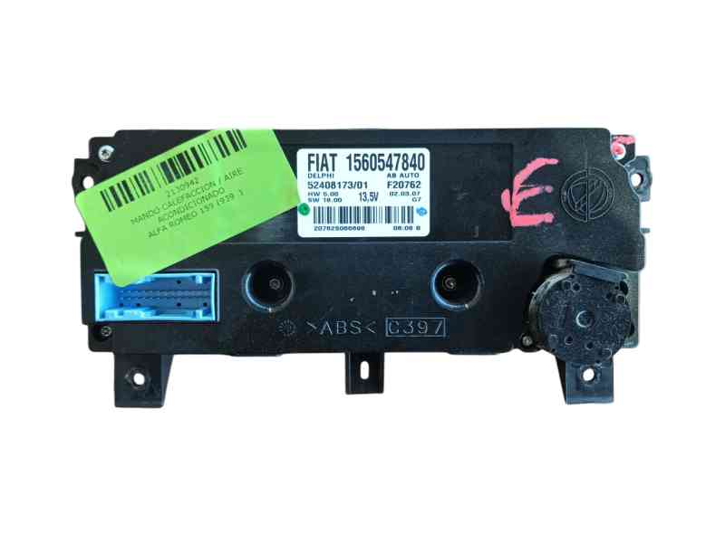 Recambio de mando calefaccion / aire acondicionado para alfa romeo 159 (939_) 1.9 jtdm 16v (939axc1b, 939axc12) referencia OEM I