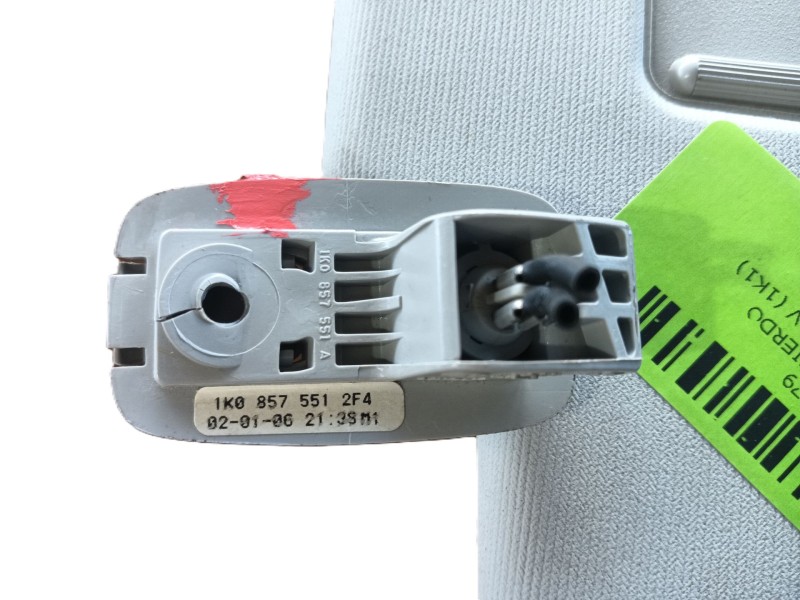 Recambio de parasol izquierdo para volkswagen golf v (1k1) 1.6 fsi referencia OEM IAM   