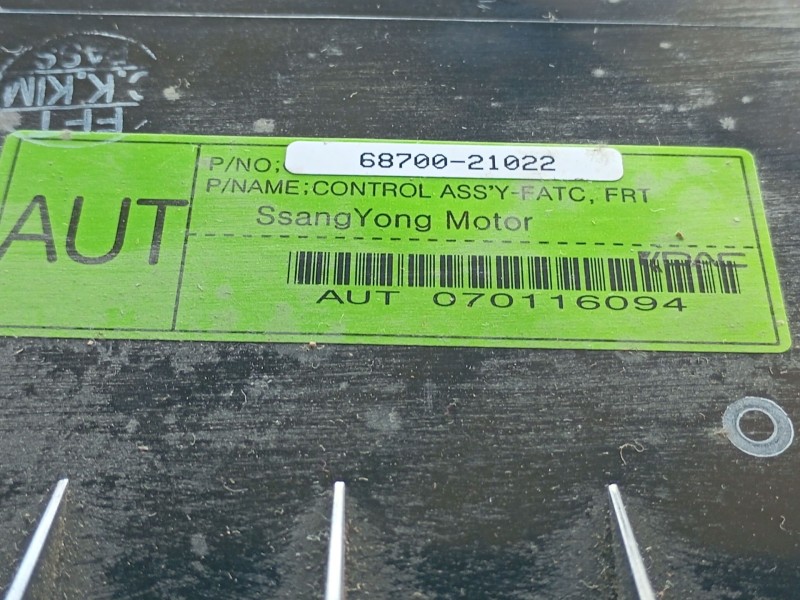 Recambio de mando calefaccion / aire acondicionado para ssangyong rodius i 2.7 xdi referencia OEM IAM   