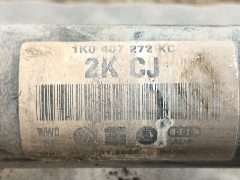 Recambio de transmision delantera derecha para volkswagen golf v (1k1) 1.6 fsi referencia OEM IAM 1K0407272KC 1K0407272MF 