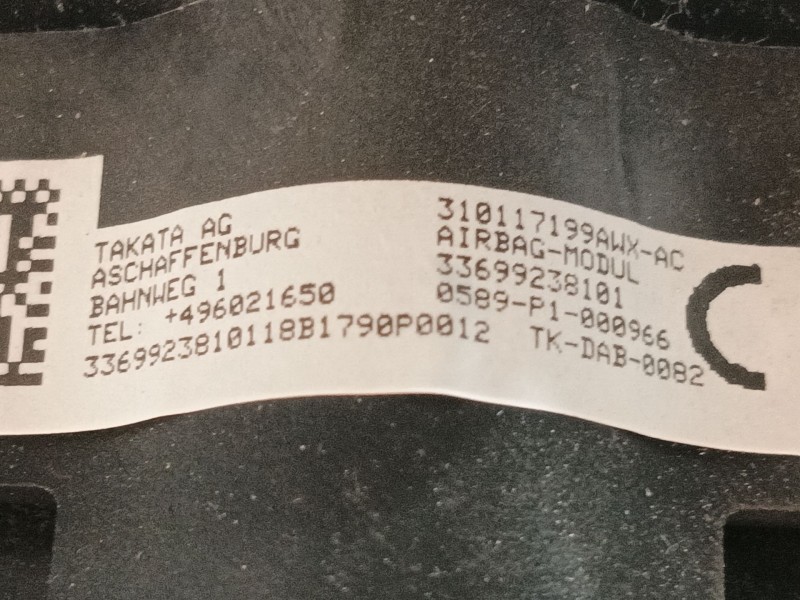 Recambio de airbag delantero izquierdo para bmw 2 active tourer (f45) 218 i referencia OEM IAM 32306992381 310117199AWXAC 